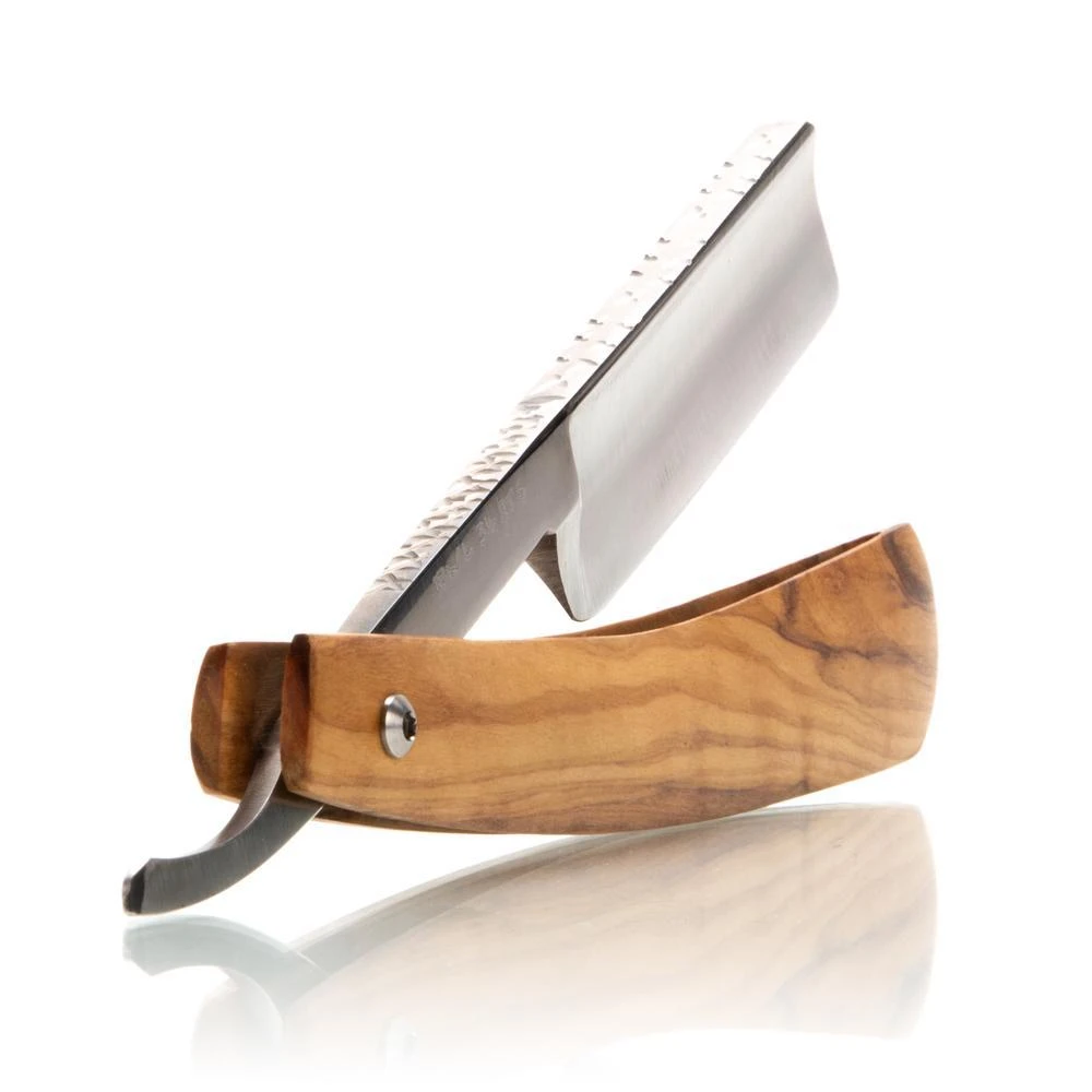 Mastro Livi Olive Wood Straight Razor & Case 7 Mastro Livi Olive Wood Straight Razor & Case - Image 5