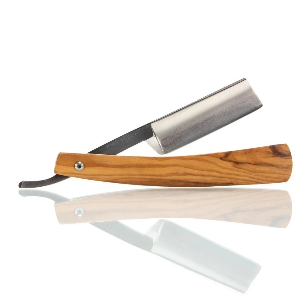 Mastro Livi Olive Wood Straight Razor & Case 4 Mastro Livi Olive Wood Straight Razor & Case - Image 2