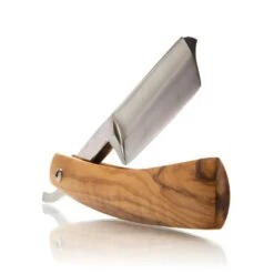 Mastro Livi Olive Wood Straight Razor & Case 19 Mastro Livi Olive Wood Straight Razor & Case -Classic Shaving A93A0138
