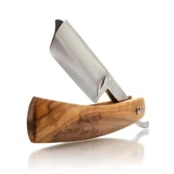 Mastro Livi Olive Wood Straight Razor & Case 21 Mastro Livi Olive Wood Straight Razor & Case -Classic Shaving A93A0139
