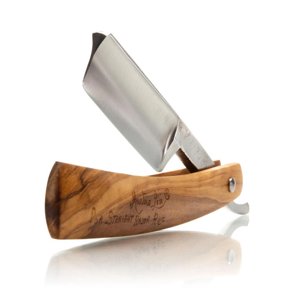 Mastro Livi Olive Wood Straight Razor & Case 10 Mastro Livi Olive Wood Straight Razor & Case - Image 8