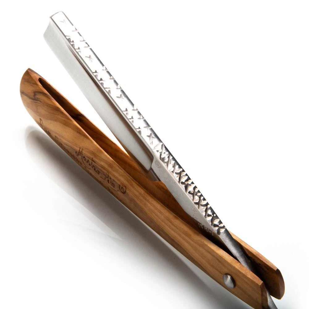 Mastro Livi Olive Wood Straight Razor & Case 11 Mastro Livi Olive Wood Straight Razor & Case - Image 9