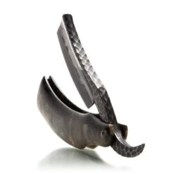 Dylan Farnham Hand-Folded Damascus -Classic Shaving A93A0822