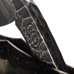 Dylan Farnham Hand-Folded Damascus -Classic Shaving A93A0835