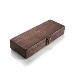 Dylan Farnham Custom Straight Razor Ebony & Gold Scales -Classic Shaving A93A9773