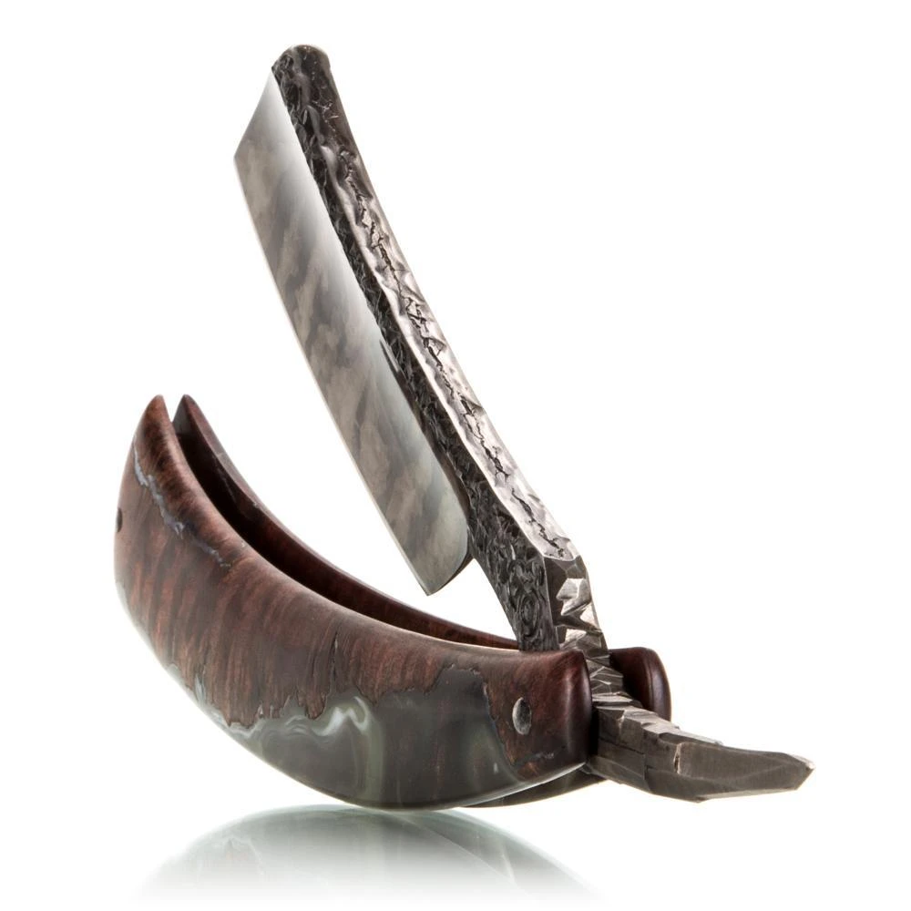 Dylan Farnham Custom Straight Razor "Fractured Stone" 5 Dylan Farnham Custom Straight Razor "Fractured Stone" - Image 3