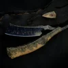 Dylan Farnham Buckeye Burl Sculpted Straight Razor