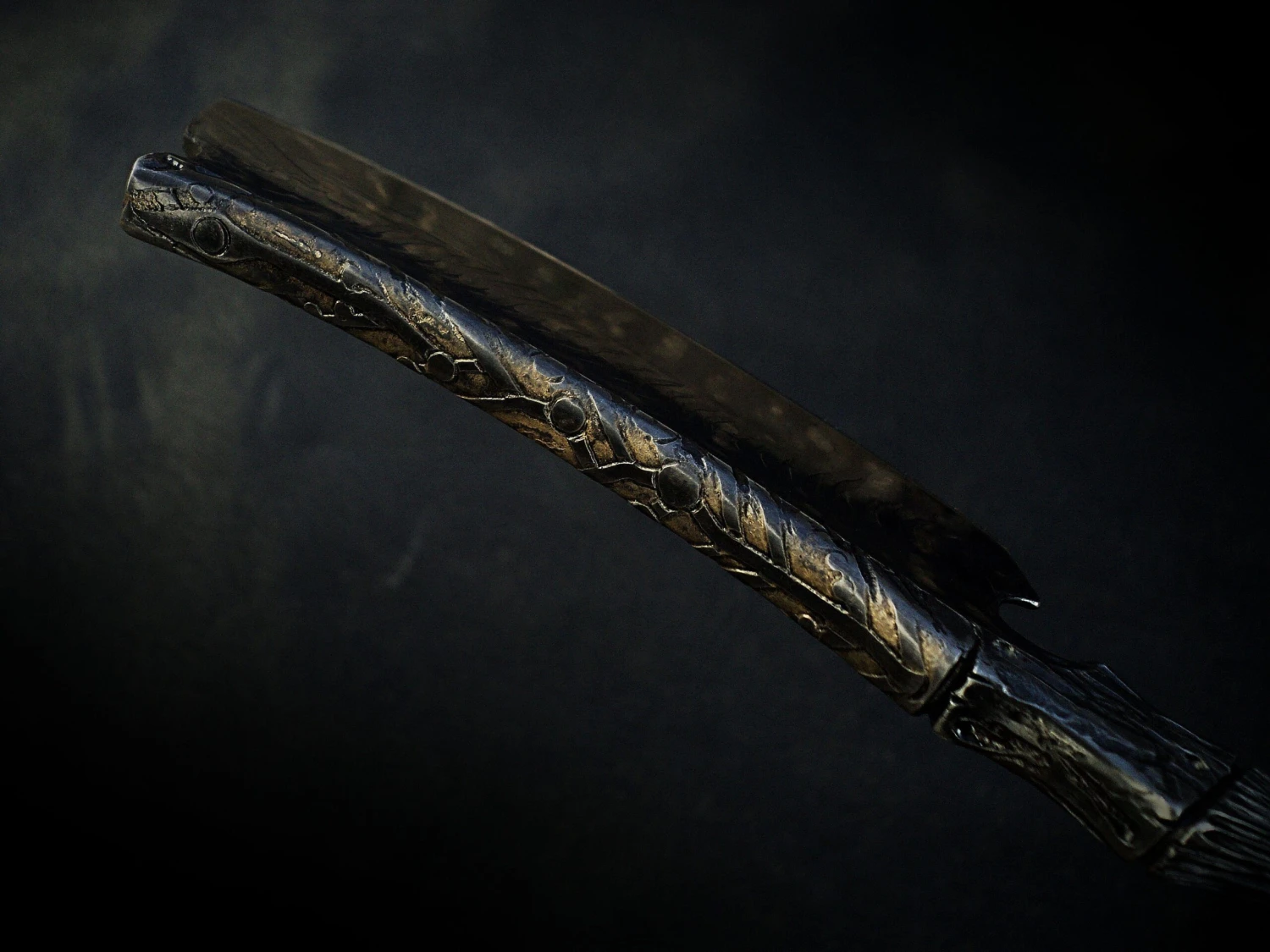 Dylan Farnham Buckeye Burl Sculpted Straight Razor 5 Dylan Farnham Buckeye Burl Sculpted Straight Razor - Image 3