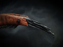 Dylan Farnham Buckeye Burl Striation Straight Razor -Classic Shaving DSC04274 scaled