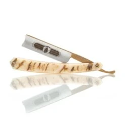 Grim Blades - Gold Plated - Rams Horn Scales- 6/8"