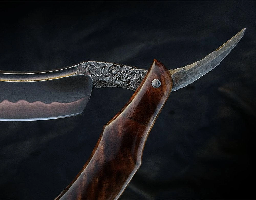 Dylan Farnham Crystalline Textured Straight Razor 6 Dylan Farnham Crystalline Textured Straight Razor - Image 4