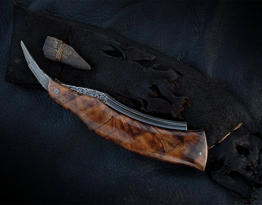 Dylan Farnham Crystalline Textured Straight Razor 8 Dylan Farnham Crystalline Textured Straight Razor - Image 6