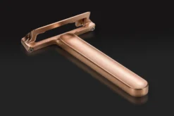 Rose Gold Occam’s Razor - Single Edge Safety Razor -Classic Shaving Occams Rose Gold on Black scaled