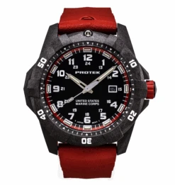 ProTek Official USMC Series 1012R 13 ProTek Official USMC Series 1012R -Classic Shaving ProtekUSMC 1012R red front