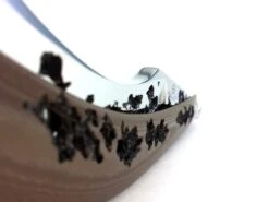 Alex Jacques 8/8" Curved Custom Straight Razor Brown Hand Carved G10 Scales -Classic Shaving alex jacques 88 curved custom straight razor brown hand carved g10 scales 15