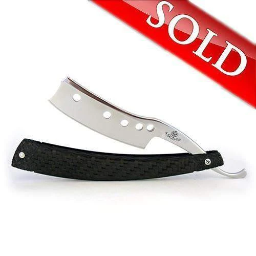 ALEX JACQUES CUSTOM BLACK CARBON FIBER STRAIGHT RAZOR 3 ALEX JACQUES CUSTOM BLACK CARBON FIBER STRAIGHT RAZOR