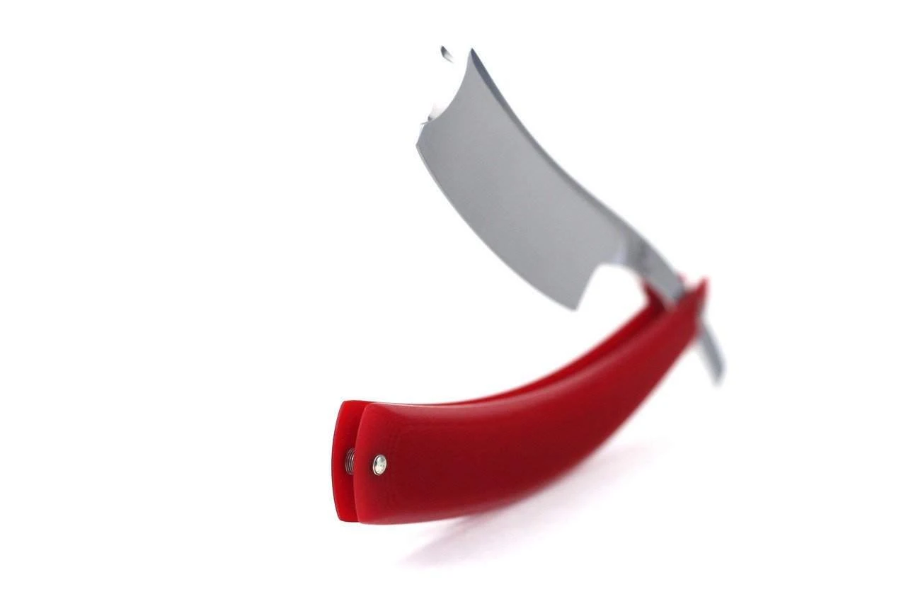 Alex Jacques "Production Style" 7/8" Razor With Red G10 Scales 7 Alex Jacques "Production Style" 7/8" Razor With Red G10 Scales - Image 5