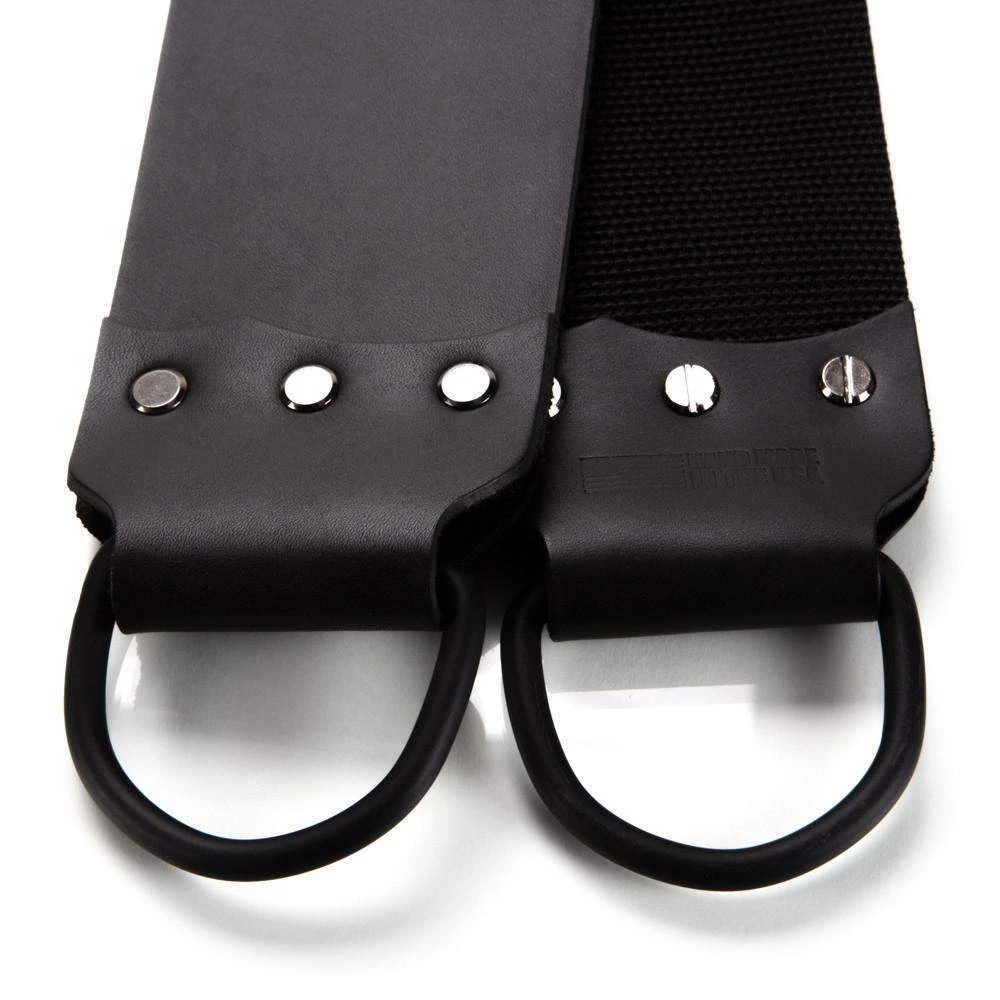 Classic Shaving - 3" Black Double Razor Strop With Nylon 2nd Strop 3 Classic Shaving - 3" Black Double Razor Strop With Nylon 2nd Strop - Image 2