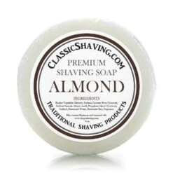 Classic Shaving Mug Soap - 3" Almond