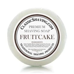 Classic Shaving Mug Soap - 3" Fruitcake