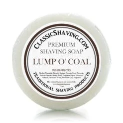 Classic Shaving Mug Soap - 3" Lump O' Coal