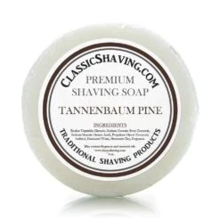 Classic Shaving Mug Soap - 3" Tannenbaum Pine