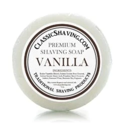 Classic Shaving Mug Soap - 3" Vanilla