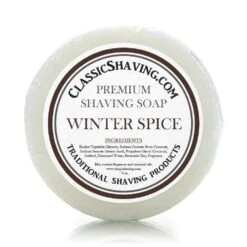 Classic Shaving Mug Soap - 3" Winter Spice