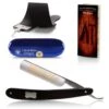 DOVO 5/8" "Astrale" Straight Razor - Ebony Scales -Classic Shaving dovo 58 astrale straight razor ebony scales