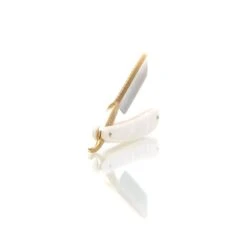 DOVO 6/8 Bismarck Straight Razor, Pearlex Scales -Classic Shaving dovo 68 bismarck straight razor pearlex scales 4