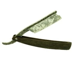 Dylan Farnham #81- Silver Plate & Antiqued Blade 7/8 Straight Razor W/ Silicone Sheath & Gift Box -Classic Shaving dylan farnham 81 silver plate antiqued blade 78 straight razor w silicone sheath gift box 3