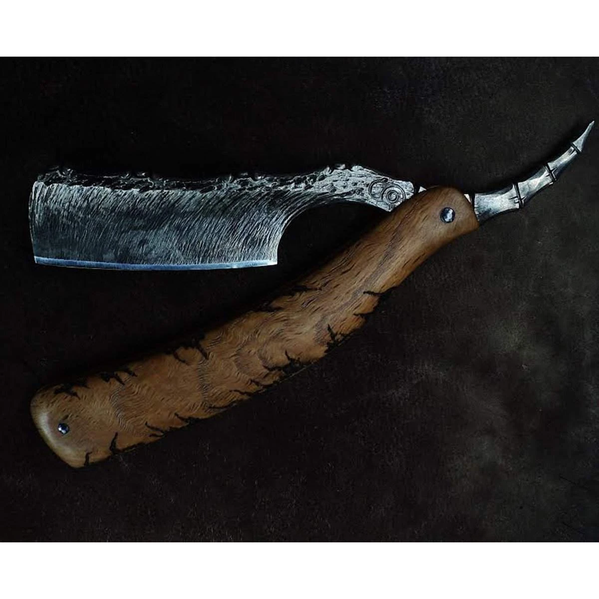 Dylan Farnham #92 Straight Razor W/ Custom Sheath 3 Dylan Farnham #92 Straight Razor W/ Custom Sheath