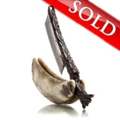 Dylan Farnham Alaskan Moose Antler Custom Straight Razor