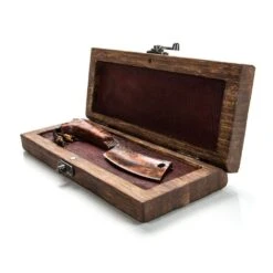 Dylan Farnham Custom Copper-Plated, Striated Kamisori -Classic Shaving dylan farnham custom copper plated striated kamisori 11