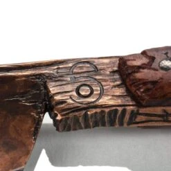 Dylan Farnham Custom Copper-Plated, Striated Kamisori -Classic Shaving dylan farnham custom copper plated striated kamisori 9