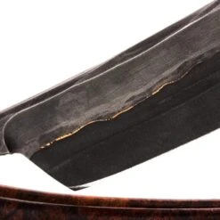 Dylan Farnham Custom Straight Razor - California Buckeye Burl Scales -Classic Shaving dylan farnham custom straight razor california buckeye burl scales 17