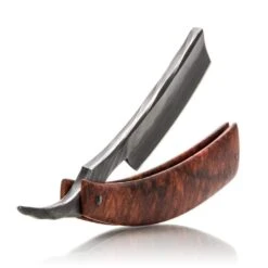 Dylan Farnham Custom Straight Razor - California Buckeye Burl Scales -Classic Shaving dylan farnham custom straight razor california buckeye burl scales 7