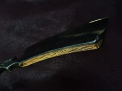 Dylan Farnham Custom Straight Razor With Damscus Inlay And Burl Wood Scales -Classic Shaving dylan farnham custom straight razor with damscus inlay and burl wood scales 17