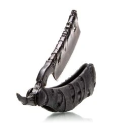 Dylan Farnham Custom Straight Razor - With Skeletal Sculpted Spine -Classic Shaving dylan farnham custom straight razor with skeletal sculpted spine 3