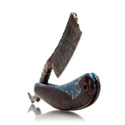 Dylan Farnham 'Stone-Age' Copper & Gold Plated Custom Straight Razor -Classic Shaving dylan farnham stone age copper gold plated custom straight razor 6