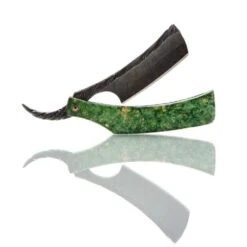 Dylan Farnham Straight Razor In Stabilized Box Elder Burl Scales -Classic Shaving dylan farnham straight razor in stabilized box elder burl scales 5