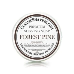 Forest Pine Scent - Classic Shaving Mug Soap - 2.5" Regular Size