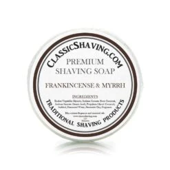 Frankincense & Myrrh Scent - Classic Shaving Mug Soap - 2.5" Regular Size
