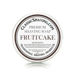 Fruitcake Scent - Classic Shaving Mug Soap - 2.5" Regular Size