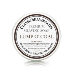 Classic Shaving 23 Lump O' Coal Scent - Classic Shaving Mug Soap - 2.5" Regular Size