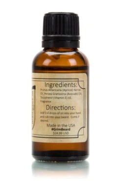 Smolder Beard Oil - 1oz - By The Blades Grim -Classic Shaving smolder beard oil by the blades grim 4