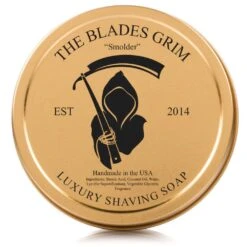 Grim Blades Limited Edition Black & Gold Kit -Classic Shaving smoldershavesoap1