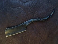 SOLD-Dylan Farnham #25 Buffalo Bone Scales, W/ Lucite Box -Classic Shaving sold dylan farnham 25 buffalo bone scales w lucite box 4