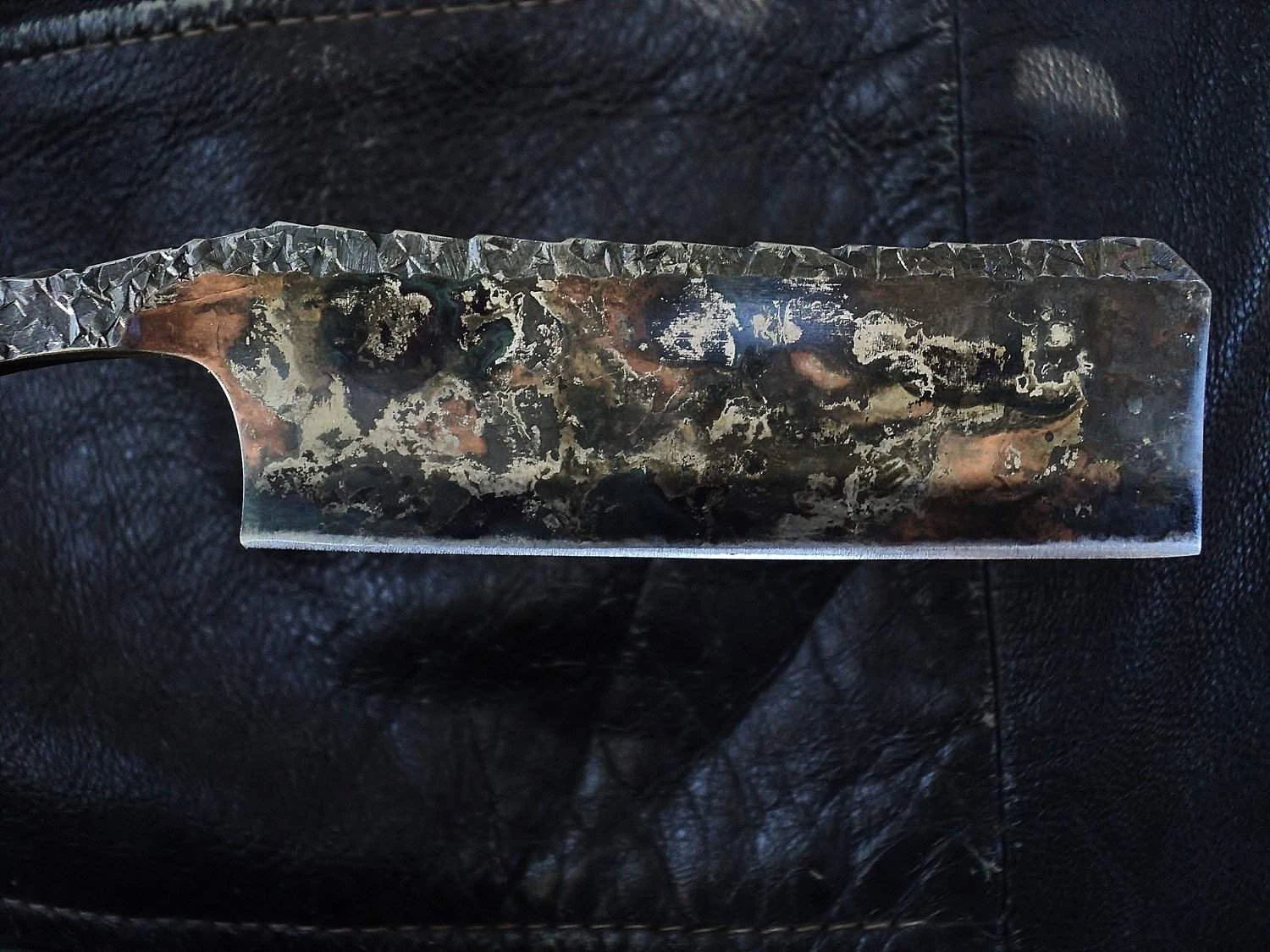 SOLD-Dylan Farnham #30 Steam Punk Straight Razor 5 SOLD-Dylan Farnham #30 Steam Punk Straight Razor - Image 3