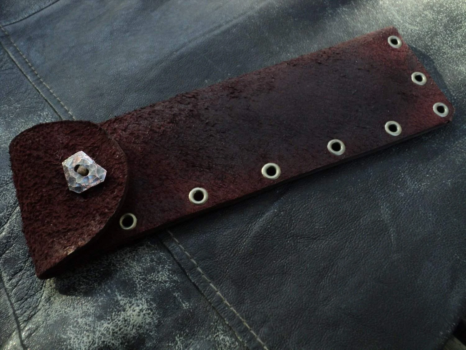 SOLD-Dylan Farnham #30 Steam Punk Straight Razor 7 SOLD-Dylan Farnham #30 Steam Punk Straight Razor - Image 5